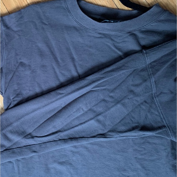 Storia Sweatshirt Gray 100%Cotton longsleeve oversized - Picture 4 of 11